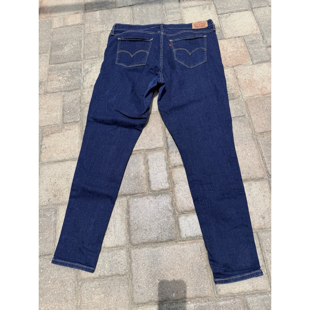 Levi's Women's 720 High Rise Super Skinny 33x28 Dark Wash Stretch Jeans
